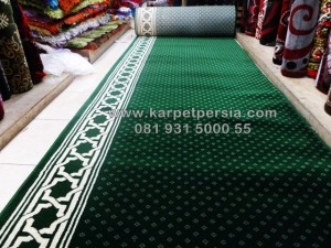 Karpet masjid polos minimalis hijau murah jakarta