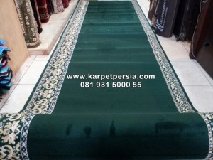 Karpet masjid iran classic polos hijau jakarta