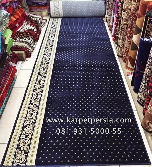 karpet sajadah biru, karpet masjid minimalis warna biru import