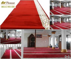 Karpet Masjid murah, Karpet sajadah online, karpet sajadah minimalis merah, picasso carpet, karpet persia