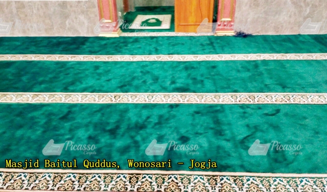 karpet masjid hijau baitul quddus wonosari jogja (1)