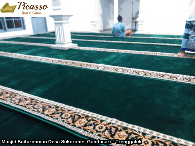 Karpet Masjid Baiturohman Gandusari, Trenggalek