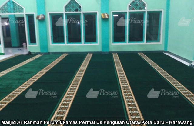 karpet masjid hijau karawang