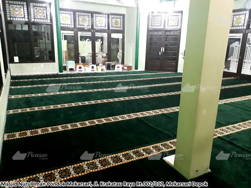 Karpet Masjid Hijau Depok