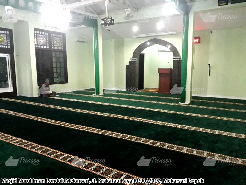Karpet Masjid Hijau Depok