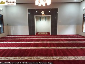 karpet masjid al mukarromah jogja
