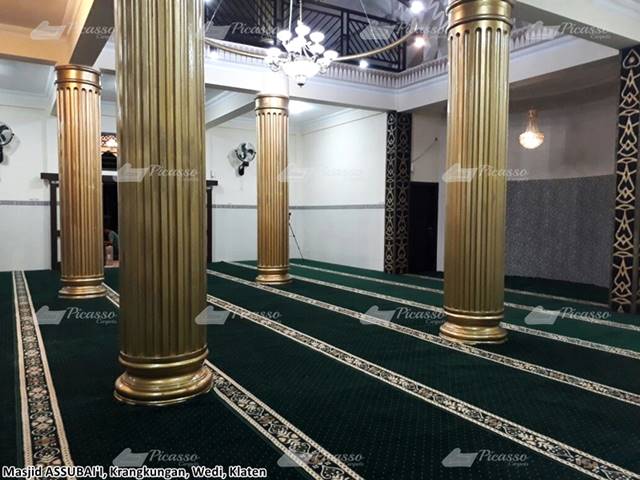 karpet masjid hijau klaten