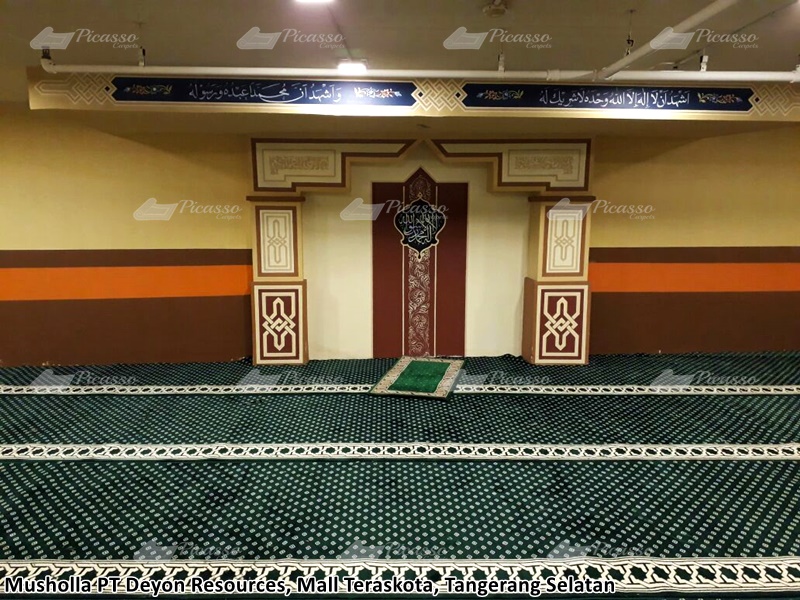 Karpet Masjid di Musholla PT Deyon Resources, Tangerang Selatan Jilid II