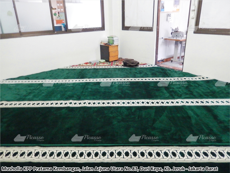 karpet masjid hijau, kebun jeruk, jakbar