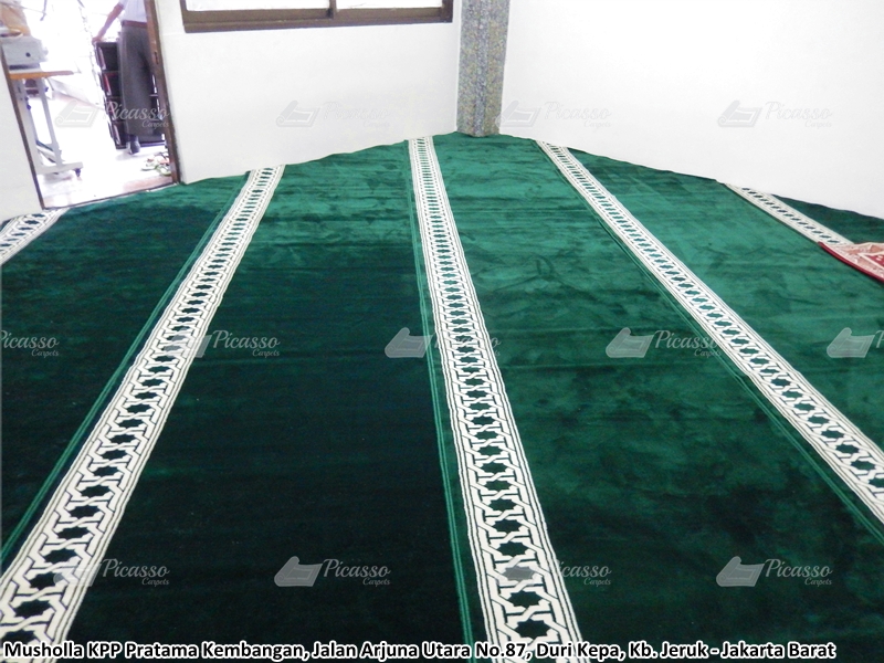 karpet masjid hijau, kebun jeruk, jakbar