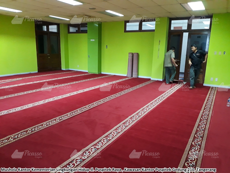 karpet Masjid Merah Tangerang
