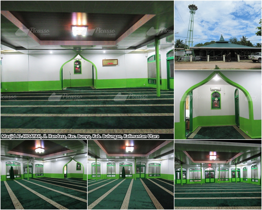 Karpet Masjid Al-Hidayah, Bunyu, Bulungan, Kalimantan Utara