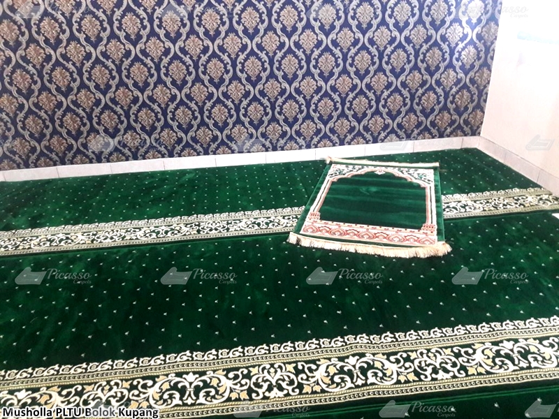 karpet masjid hijau, kupang