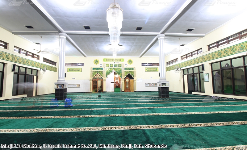 karpet masjid hijau, pasuruan
