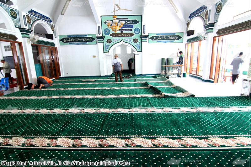 karpet masjid hijau bekasi utara