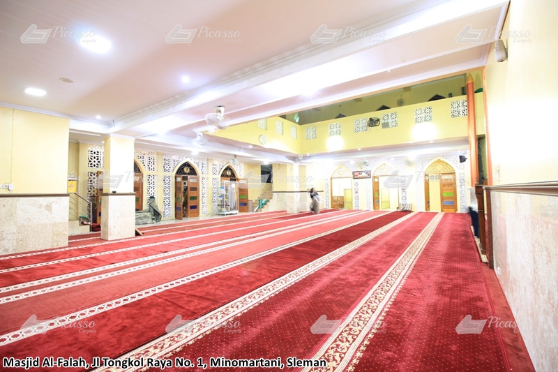 karpet masjid merah, sleman, jogja