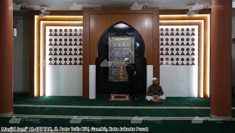 karpet masjid hijau gambir jakarta pusat