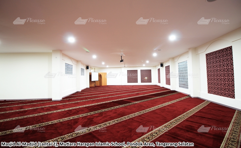 Karpet Masjid Al-Madjid, Mutiara Harapan Islamic School, Tangerang