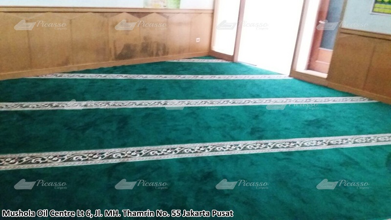karpet masjid hijau, jakarta selatan