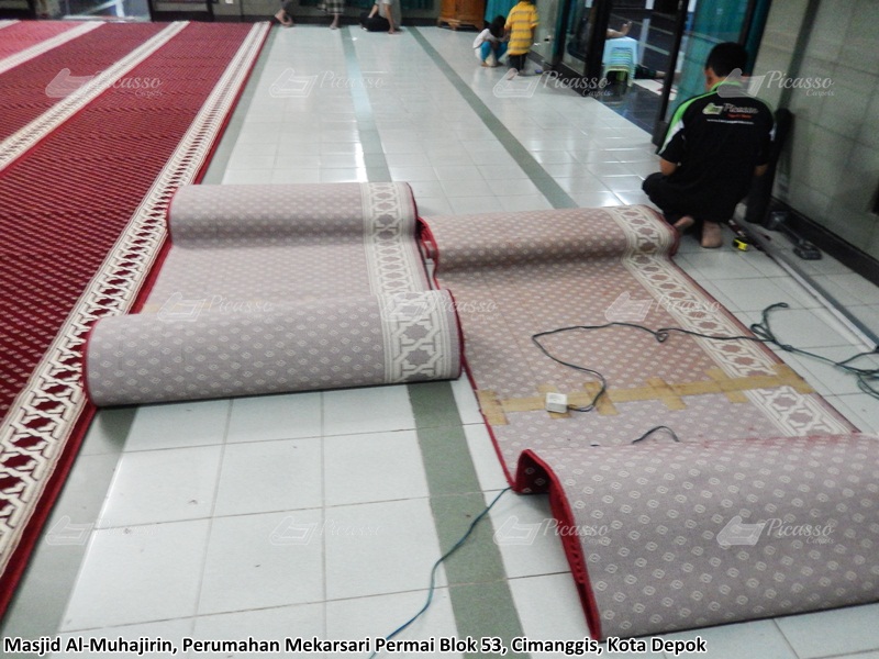karpet masjid merah depok