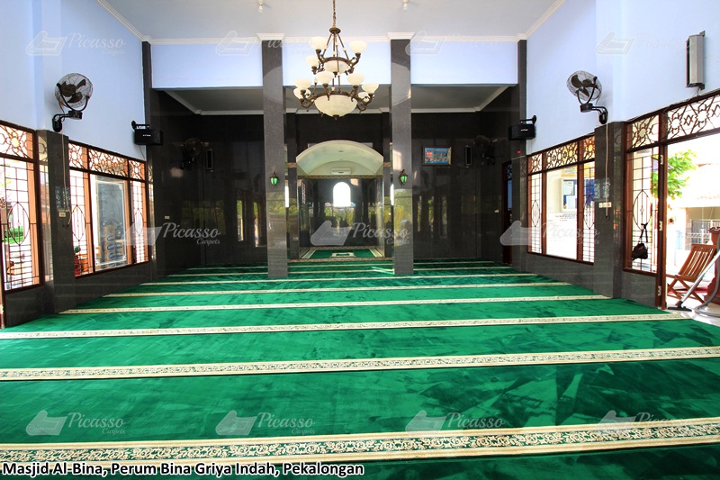 karpet masjid hijau pekalongan