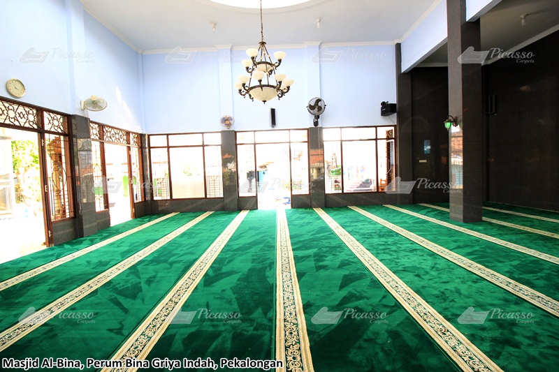 karpet masjid hijau pekalongan