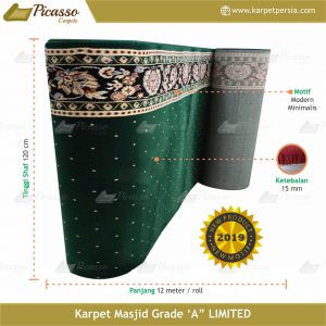 karpet masjid hijau grade a limited 2