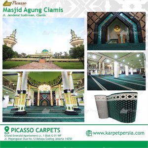 karpet masjid hijau ciamis