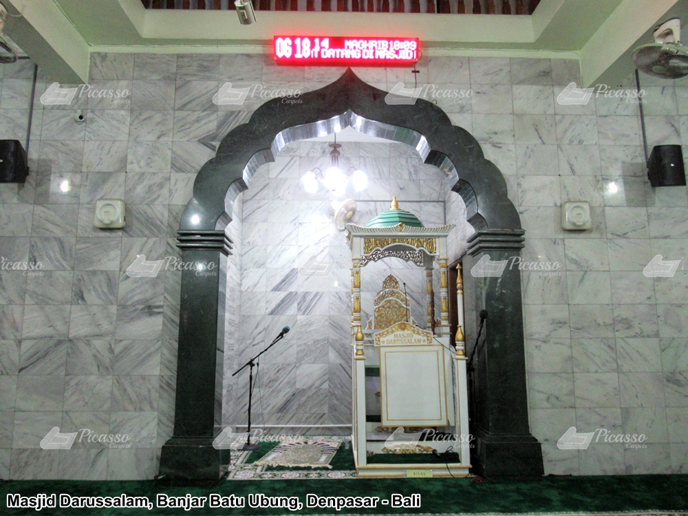 karpet masjid hijau minimalis banjarbatur denpasar