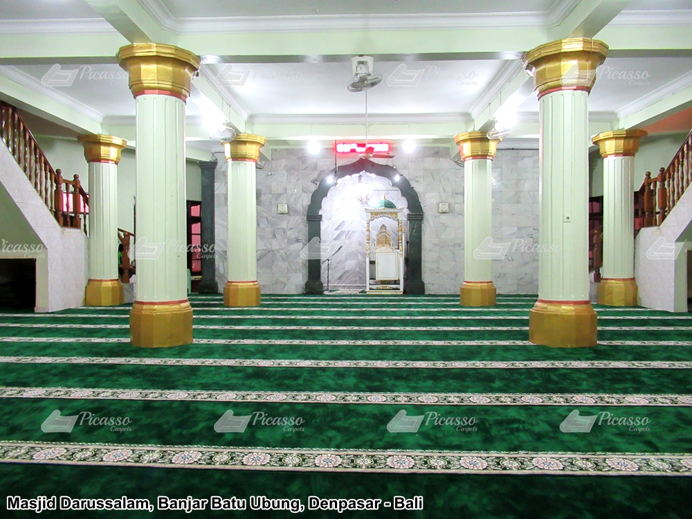 karpet masjid hijau minimalis banjarbatur denpasar