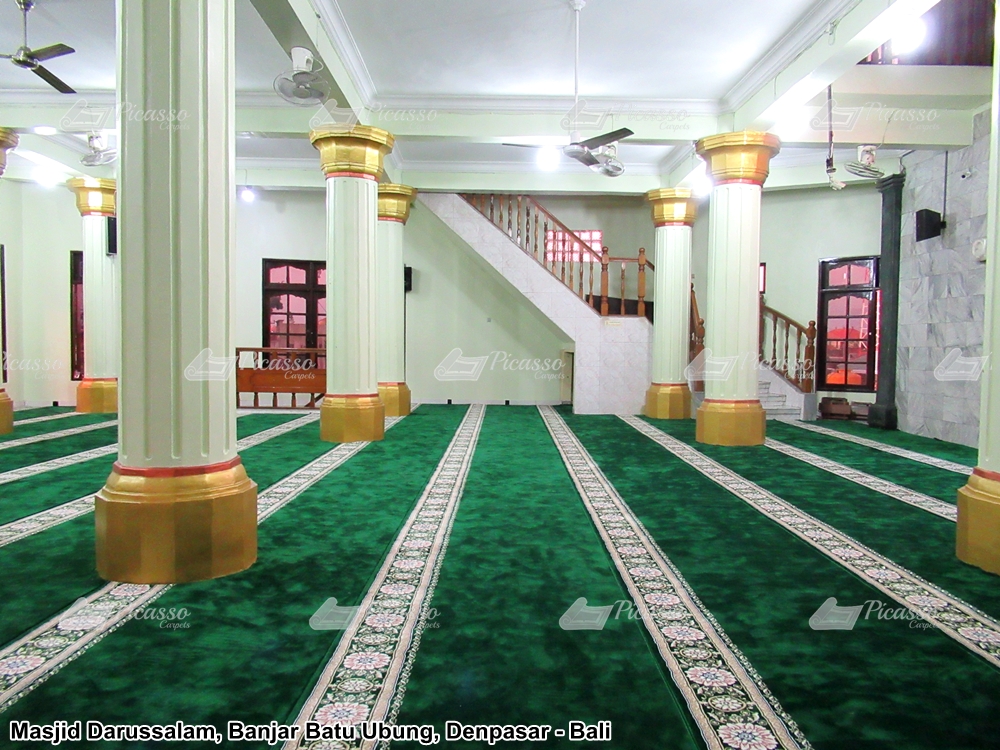 karpet masjid hijau minimalis banjarbatur denpasar