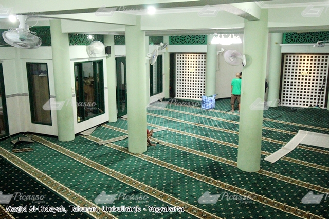karpet masjid hijau umbulharjo jogja