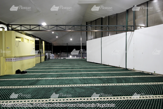 karpet masjid hijau jogja