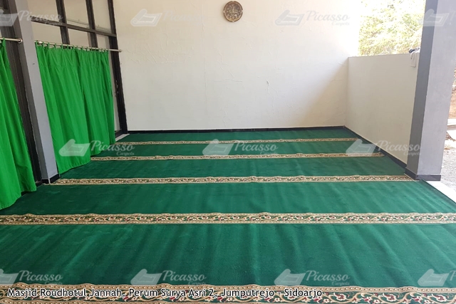 karpet masjid hijau sidoarjo