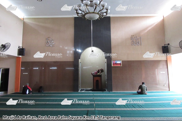 Karpet Masjid Ar-Raihan Rest Area Palm Square Tangerang