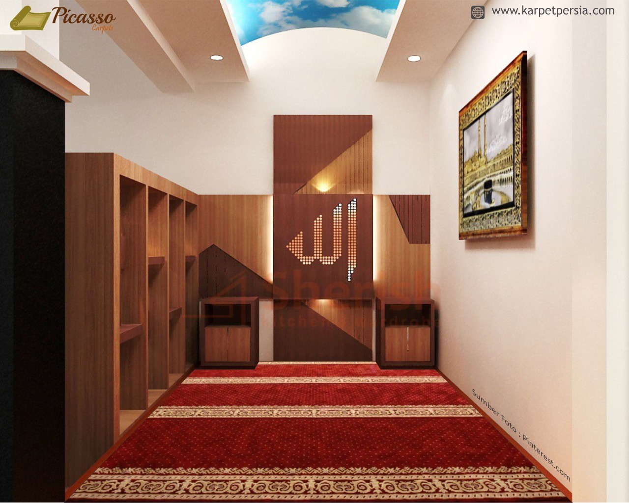 karpet sajadah musholla rumah (1)