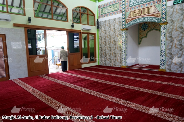 Karpet Masjid Al-Amin Jl Pulau Belitung Perumnas 3 Bekasi Timur