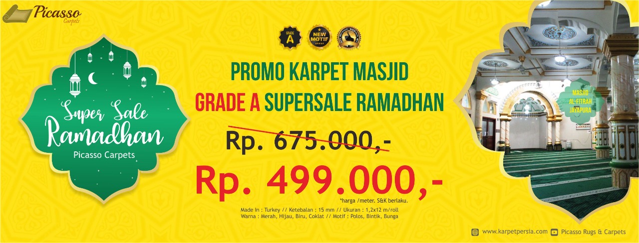Promo Karpet Masjid supersale Ramadhan