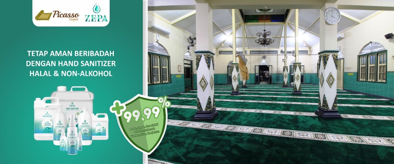cara mensterilkan karpet masjid (4)