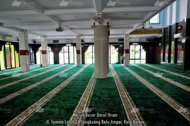Karpet Sajadah Masjid Darul Ihsan Batu Ampar Batam (8)