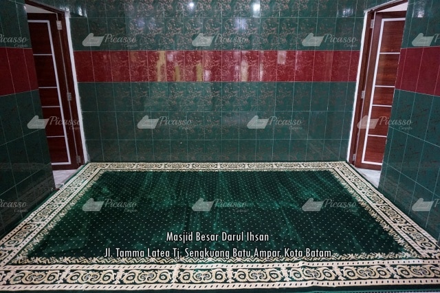 Karpet Sajadah Masjid Darul Ihsan Batu Ampar Batam (8)
