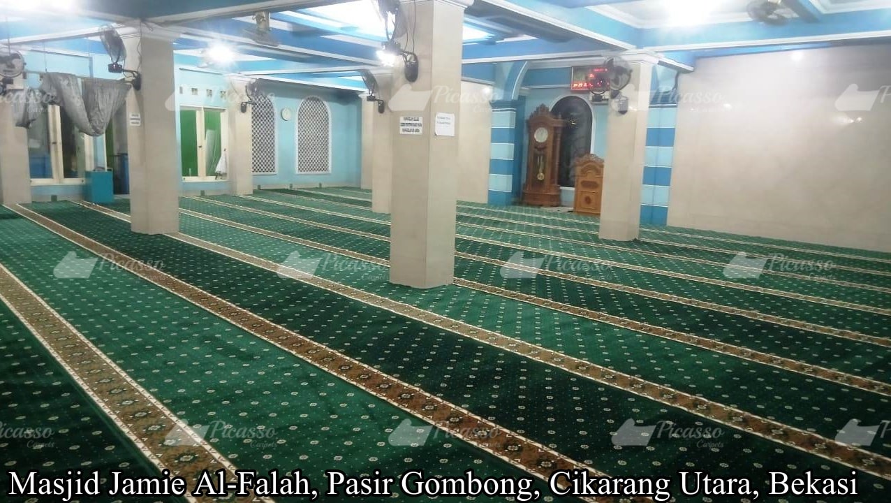 Karpet Masjid Jamie Al-Falah Cikarang Utara Bekasi